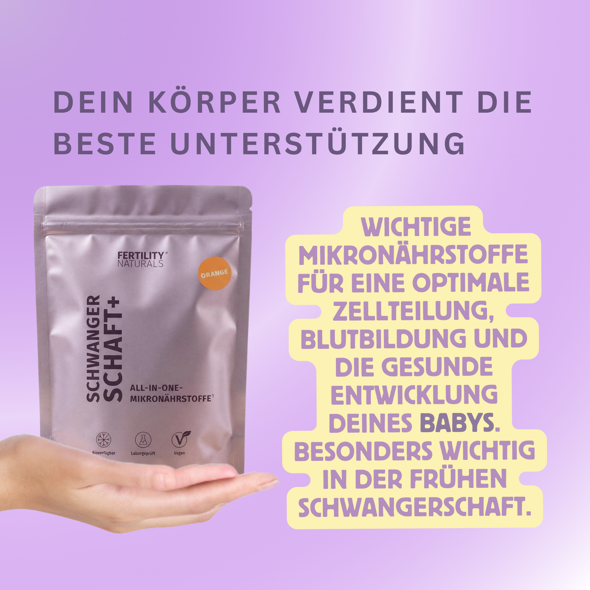 Schwangerschaft+ Pulver