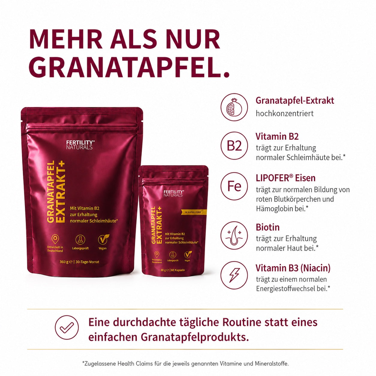 Granatapfel Extrakt+