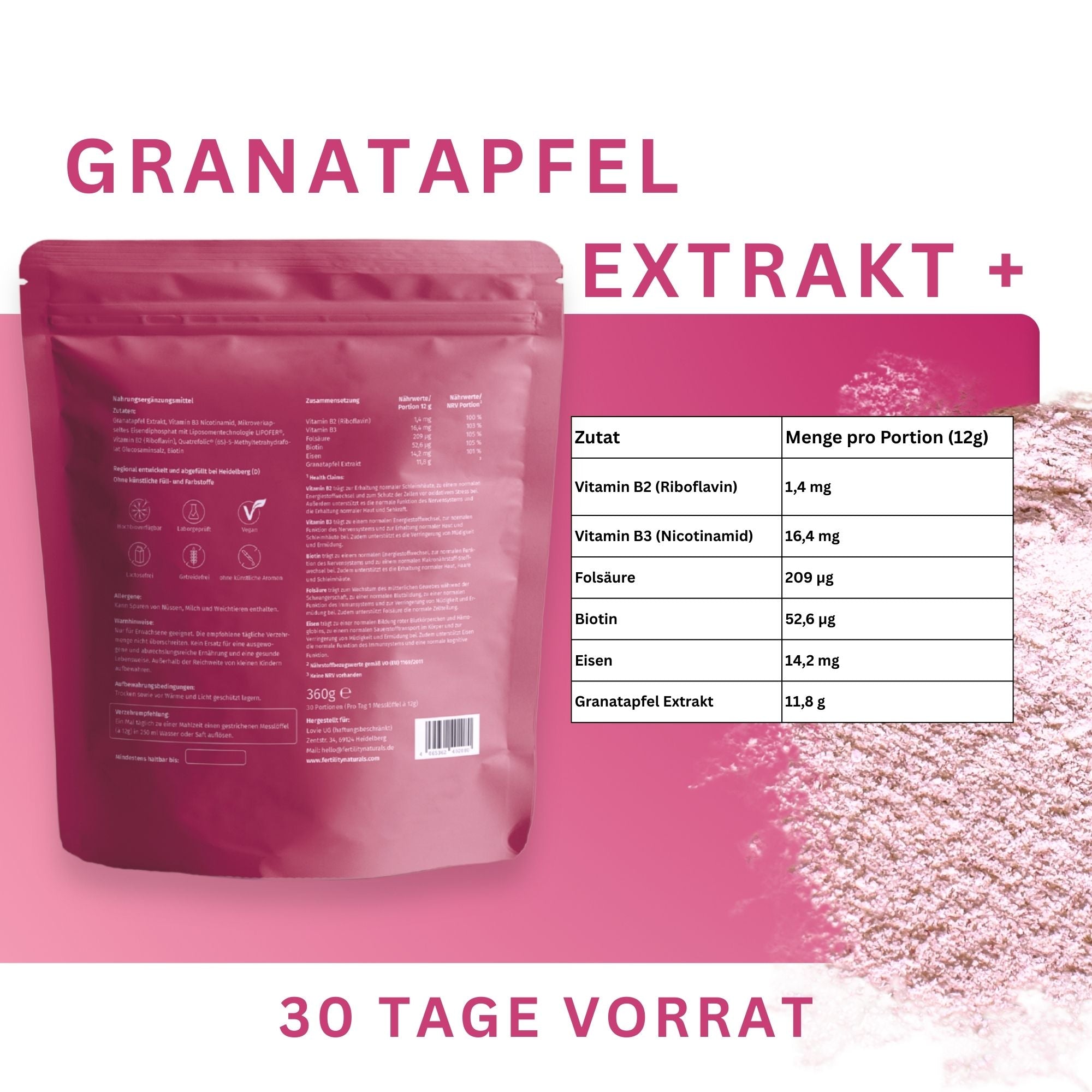 Granatapfel Extrakt+